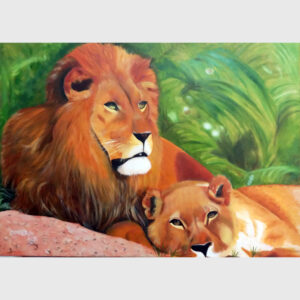 Pareja de leones