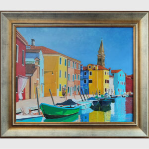 Paisaje canal de Venecia